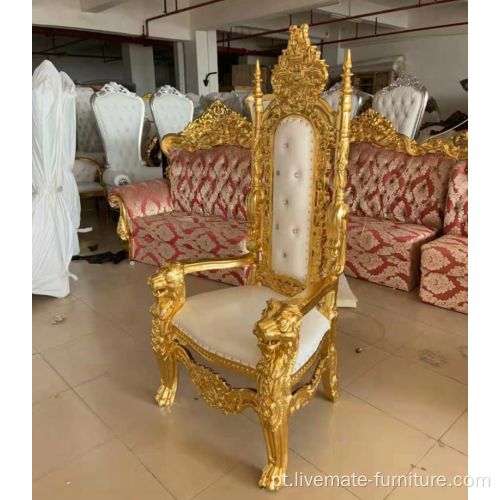 Throne Cadeiras King Preto Trono Cadeira